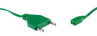 3.6m Bipolar Cord with Fixed 28.6mm Pins, Sterile Green, Disposable. Accurus, Constellation or Centurion fitting
