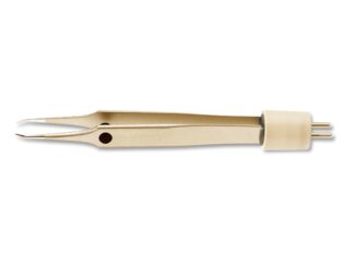 4" (10.2cm) Tenzel Bipolar Forceps, Withstop, 0.4mm