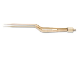 7 1/2” (19.1cm) Gerald Bayonet Bipolar Forceps, 1.0mm