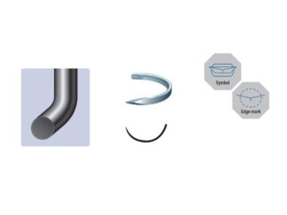 11-0 Nylon Suture, 5.5mm Trape Spatula, 7/16, 30cm