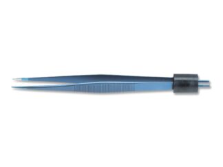 6” (15.2cm) Titanium Straight, Bipolar Forceps, 0.5mm