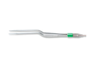7 1/2" (19.1cm) Gerald Bayonet Bipolar Forceps, Insulated, 1.0mm, Disposable