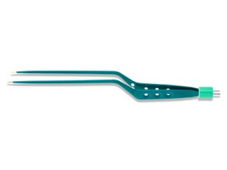 Disp. 9" (22.9cm) 3-Hole Style Non-Stick Bipolar Forceps W/Stop, Ins., 0.5mm