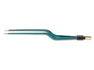 7 7/8" (20cm) Yasargil Bayonet Non-Stick Bipolar Forceps, Ins., 0.7mm, W/Eu Connector