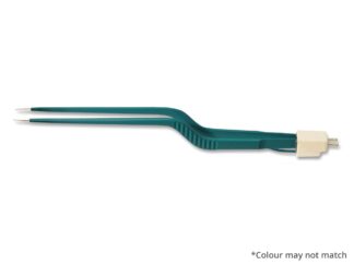 7 7/8” (20cm) Yasargil Bayonet Irr. Non-Stick Bipolar Forceps, Ins., 1.0mm