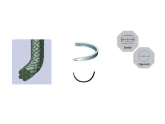 5-0 Polyester Suture, 8.0mm Dia Spatula, 1/2, 45cm