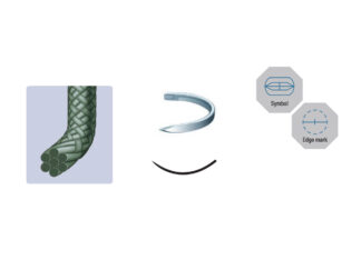 5-0 Polyester Suture, 8.0mm Dia Spatula, 1/4, 45cm