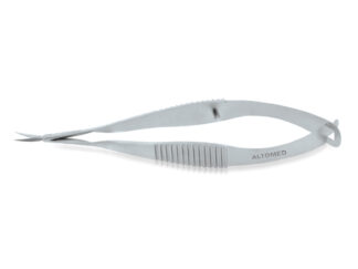 Vannas Scissors 90mm (3.5") - Curved Short Blade