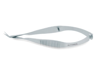 Vannas Scissors 90mm (3.5") - Angled Short Blade