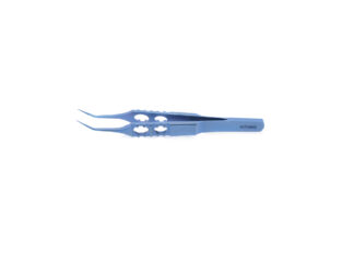 Forceps 90mm (3.5") - Angled Plain