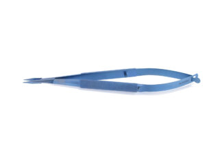 Titanium Needleholder With Lock 115mm (4.5") - Straight Fine