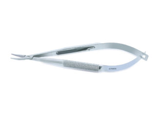 Troutman Needleholder With Lock 115mm (4.5") - Curved