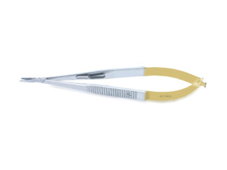 Castroviejo Needleholder With Lock 140mm (5.5") - Straight T/C Jaws