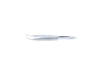 Kelman McPherson Corneal Forceps 82mm - Angled 1 Into 2 Teeth