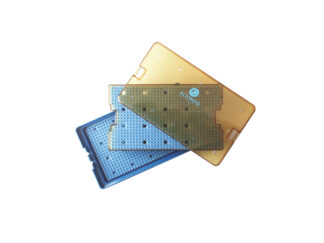 Sterilising Tray Insert Tray + 2 Mats 254 x 152mm (10 x 6 x 1.5") Polymer