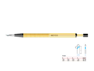Diamond Knife Trifacet 1mm