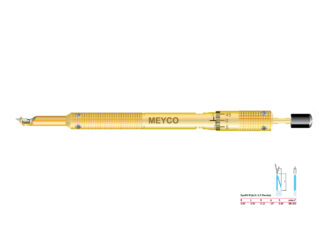 Diamond Knife 1.0mm x 0.2mm RK-M 45° With Gauge